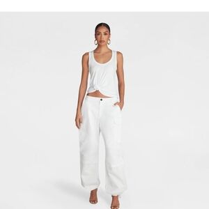 KBB by KAHLANA Women's Mid-Rise 'The Utility Cargo Pants'